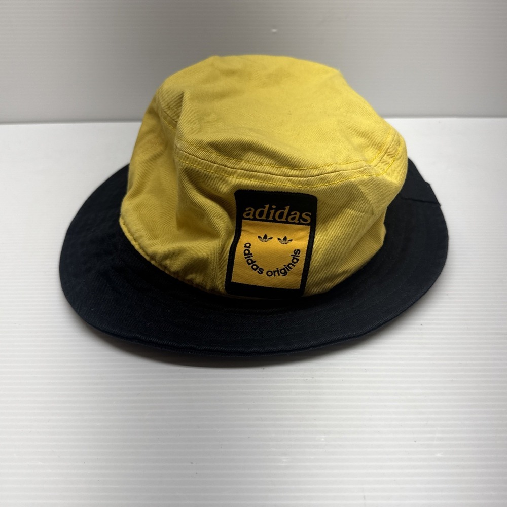 Adidas Originals, Mood Booster Happiness, Bucket Hat, GA7598, Yellow & Black